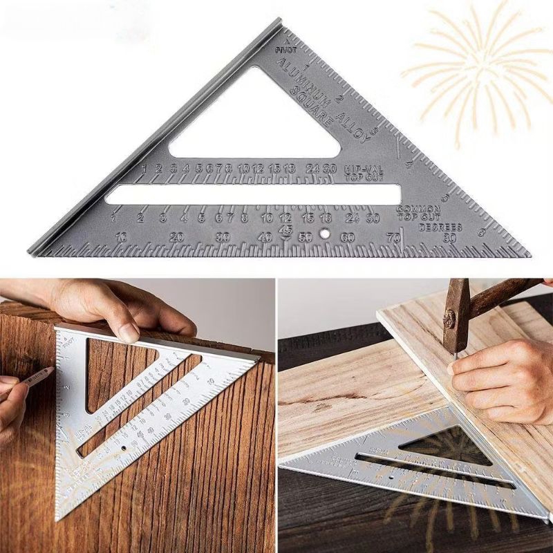 Esquadro Rpido Tipo Swanson Marceneiro	Carpinteiro Triangulo7 Polegadas 15690 em Oferta na Shopee