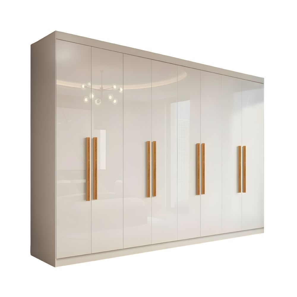 Guarda Roupa Casal 8 Portas  Paris Maxel Móveis em Oferta na Shopee