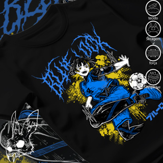 Camiseta Basica e OVERSIZED Meguru Bachira Blue Lock Team Z Futebol Anime Geek Unissex em Oferta na Shopee