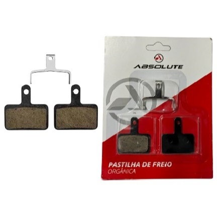 PAR PASTILHA FREIO A DISCO BIKE ABSOLUTE P/  WILD, SHIMANO, TEKTRO