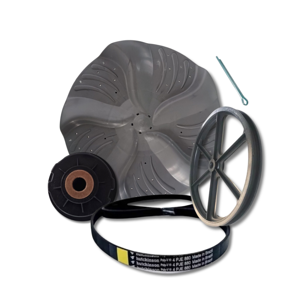 Agitador Colormaq LCS 14/16/20kg com polia, cubo buchas de bronze e correia tanquinho/lavadora