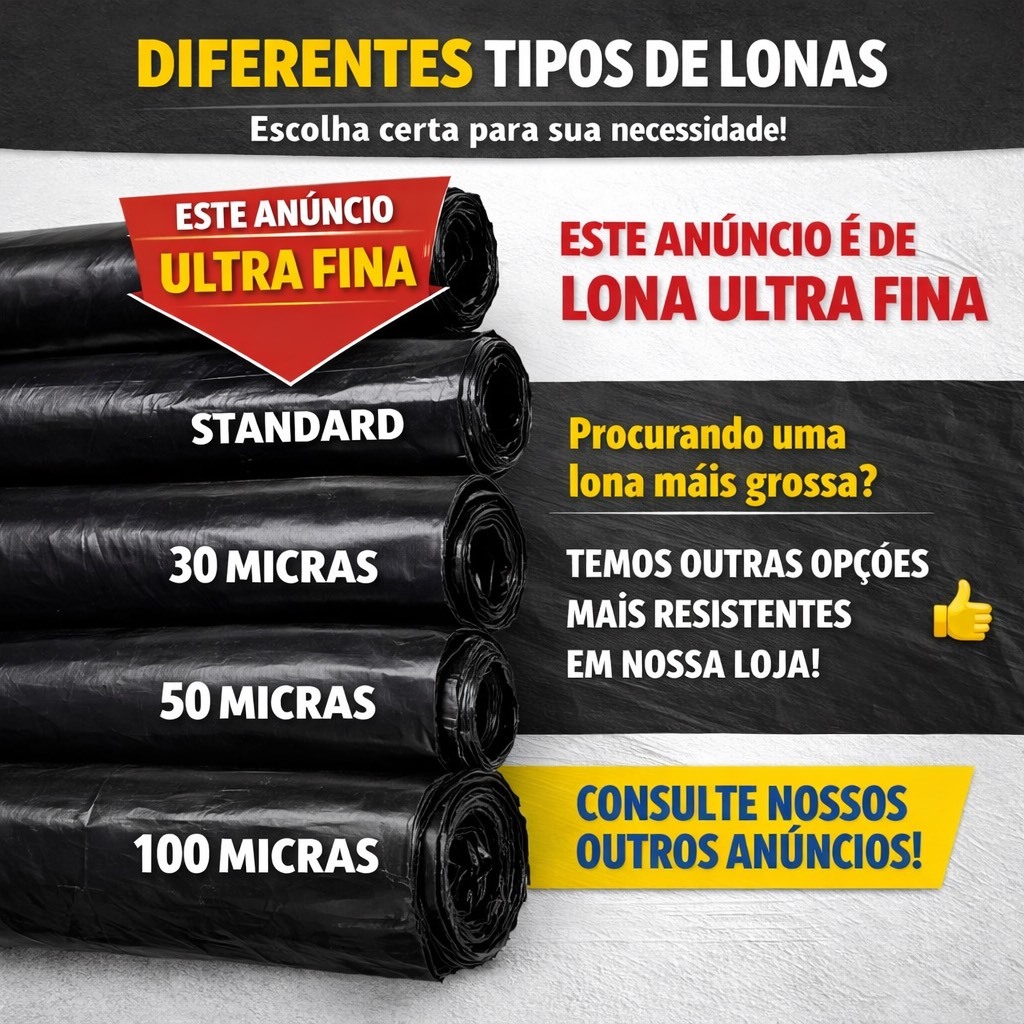 Lona Ultra Fina - Proteção Móveis, Chão, Rodapé - Pintura, Obra - Vários Tamanhos