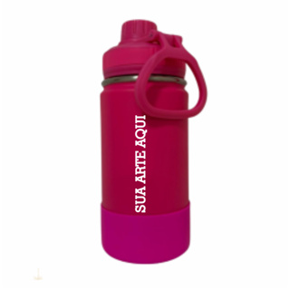 Garrafa Hydra Fress Com Silicone 350ml Personalização Laser Brindes Logo Aniversário Empresas Presentes Criativos em Oferta na Shopee