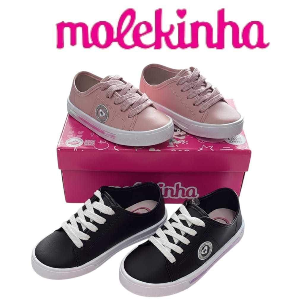 Tenis Molekinha casual promoção escolar em Oferta na Shopee