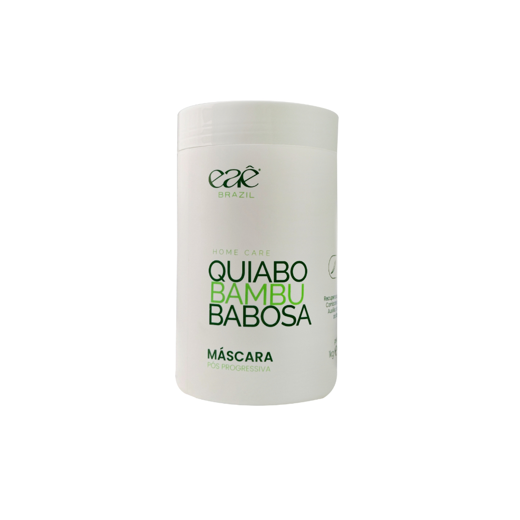 Mascara Quiabo, Bambu & Babosa 1Kg Bomba De Nutrientes 9 Beneficios Capilares Brilho e Maciez Eaê! em Oferta na Shopee