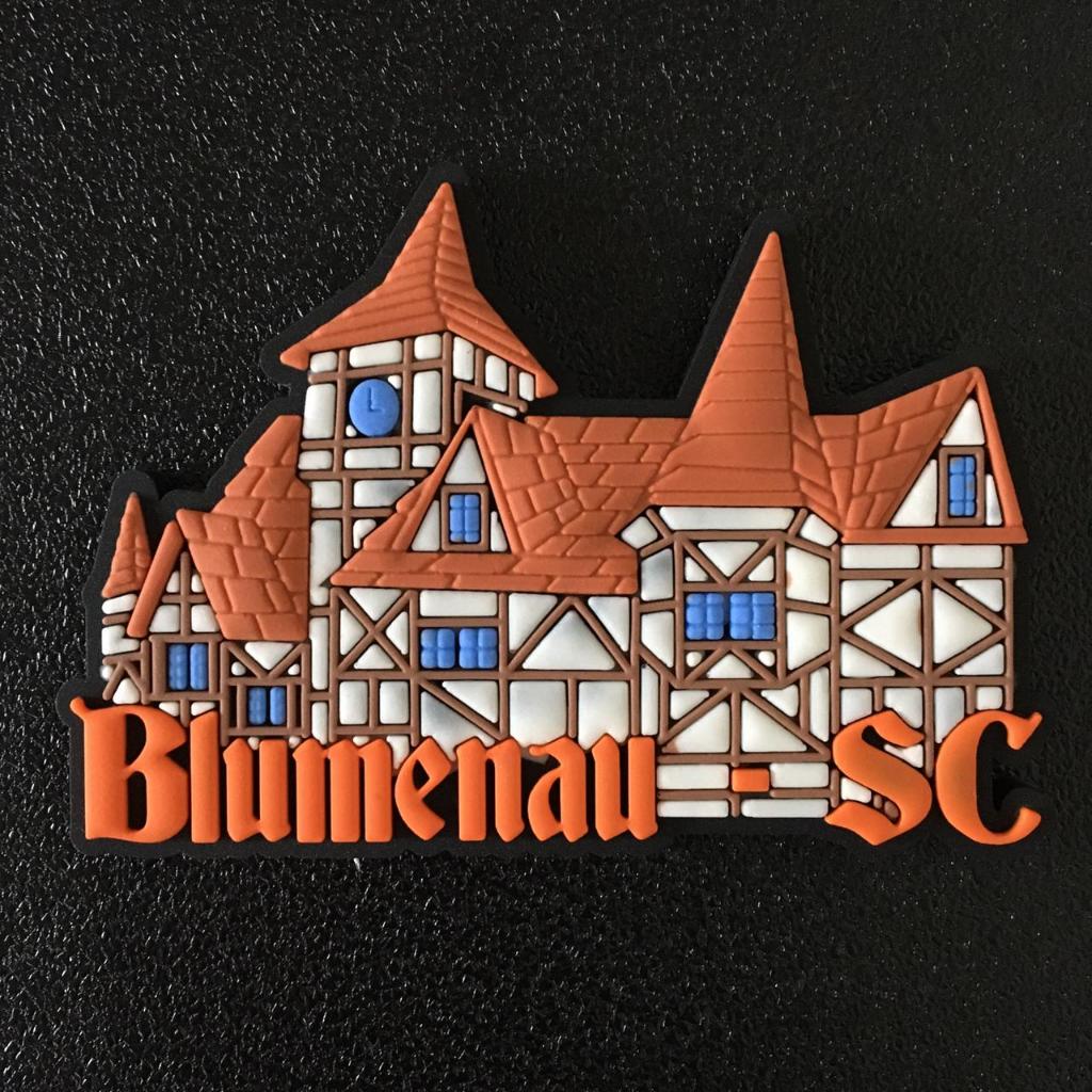 Ímã de geladeira emborrachado - BLUMENAU VALE EUROPEU/SC em Oferta na Shopee