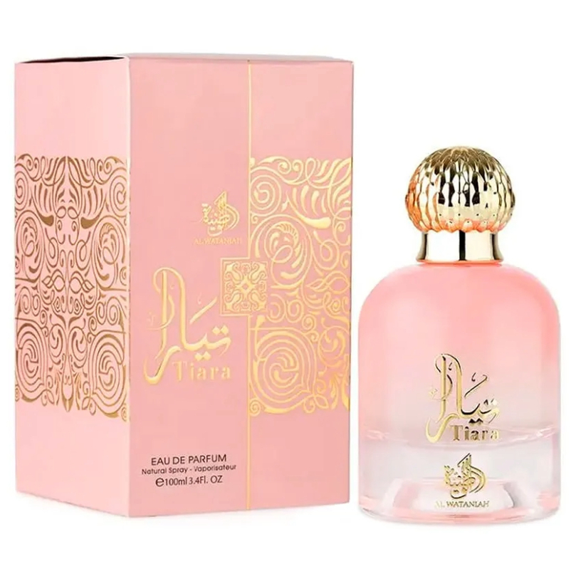 Al Wataniah Tiara Pink Perfume Árabe Feminino Eau de Parfum 100ml em Oferta na Shopee