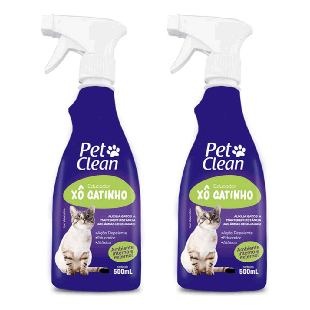 Kit 2 Educadores Sanitário Xo Gatinho Para Gatos 500 Ml em Oferta na Shopee