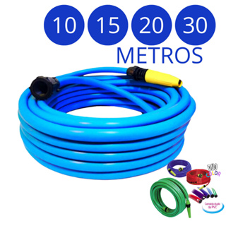 Mangueira De Jardim 5/10/15/20/30 Metros Dupla Camada Pvc Flexível Resistente Pronta Para Uso em Oferta na Shopee
