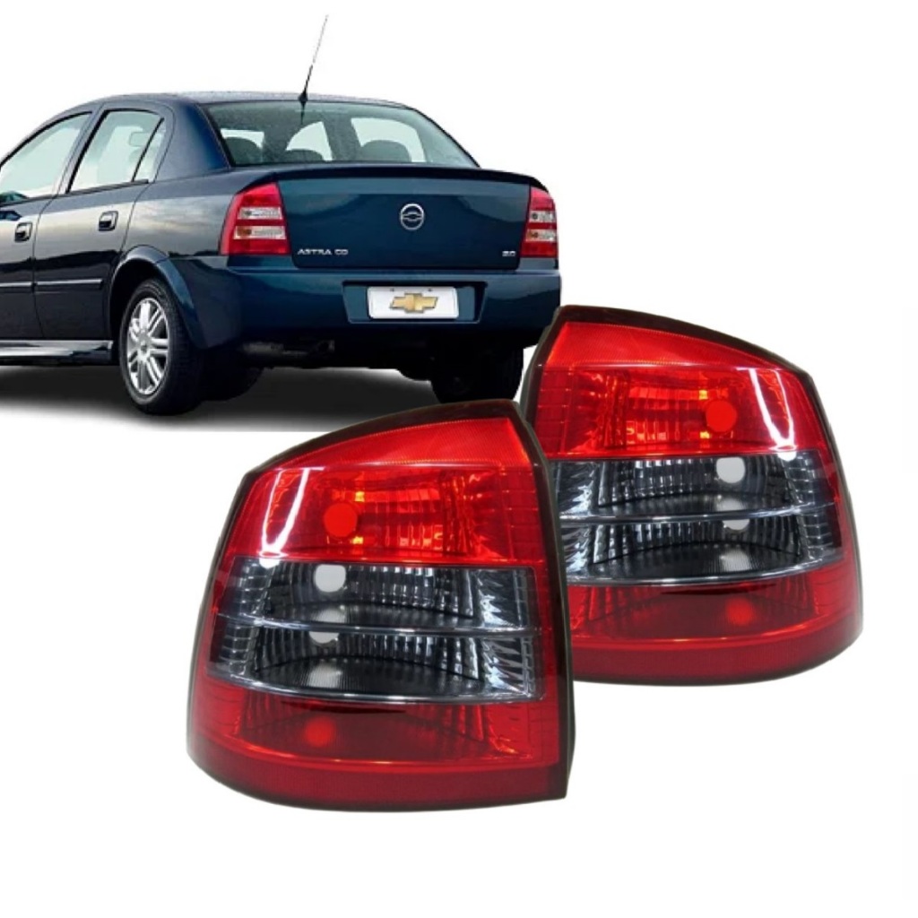Par Lanterna Traseira Astra Hatch 1999 2000 2001 2002 Fumê