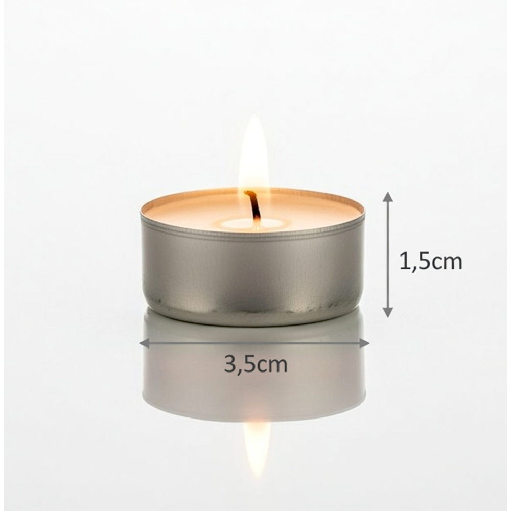 Velas  Rechaud 4 horas velas maiores - Kit 25/50/100  Decoração Casamento Lamparina  Atacado