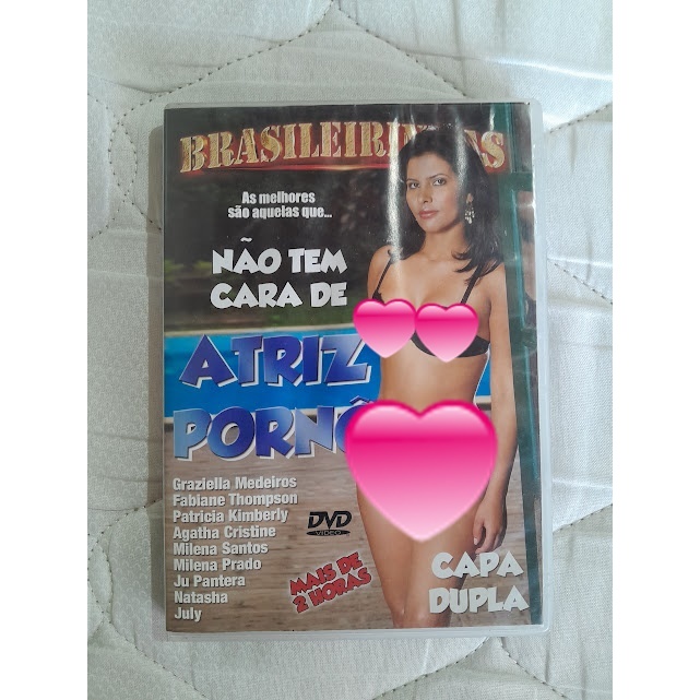 DVD PORNÔ BRASILEIRINHAS * NÃO TEM CARA DE ATRIZ PORNÔ * 01 * ORIGINAL
