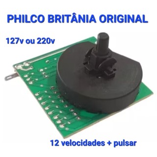 Chave interruptor 12 velocidades para liquidificador BRITÂNIA Blq1300 1400w original