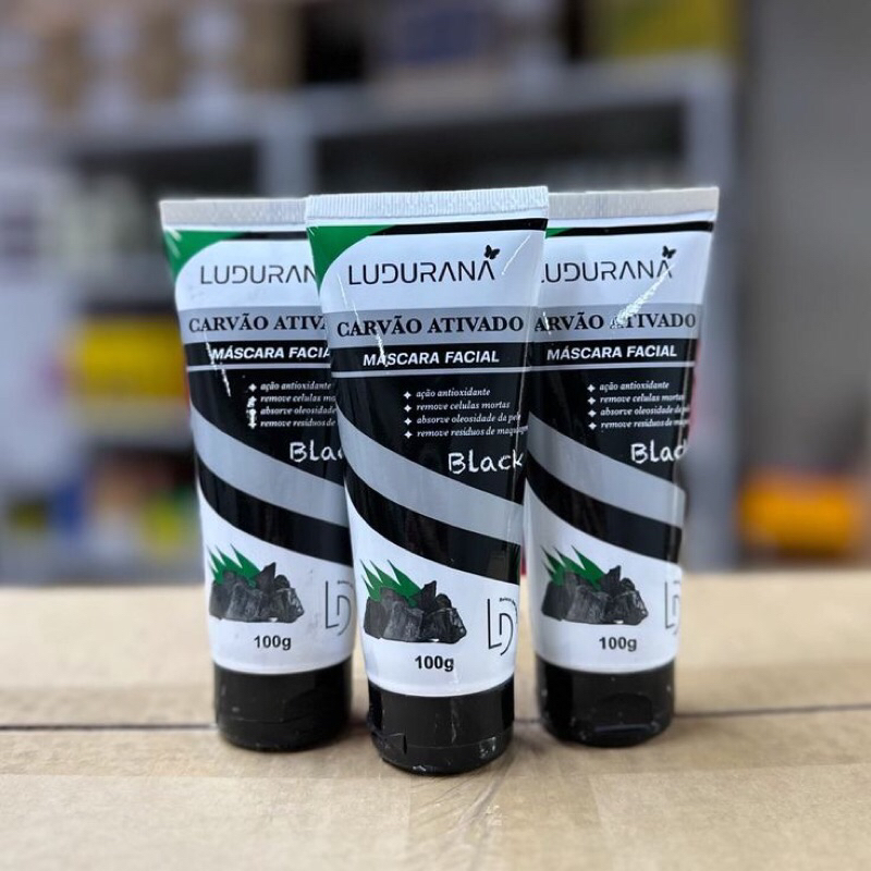 Máscara facial Carvão ativado LUDURANA