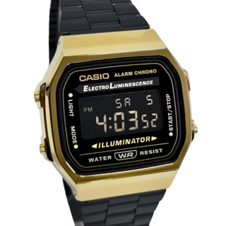Relógio Casio Digital Vintage Unissex Preto A168WEGB-1BDF em Oferta na Shopee
