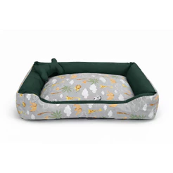 Cama Pet Média 100% Lavável Para Cachorro/Gato Com Zíper 60x50 Animais de até 10KG