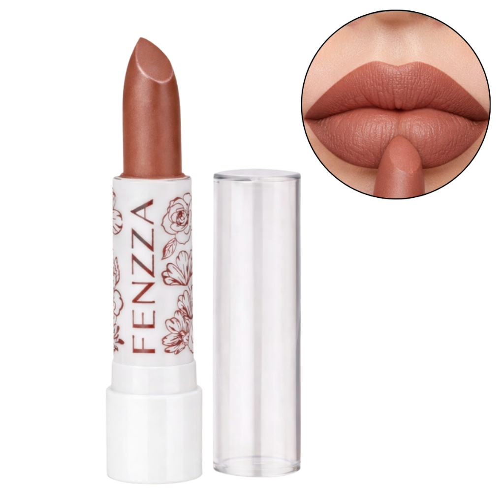 Batom Bastão Efeito Matte Longa Duração Flowers Fenzza Cores Lindas em Oferta na Shopee