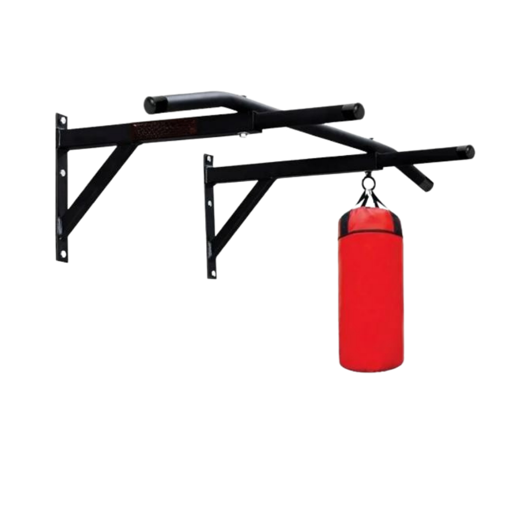 Suporte Para Saco De Pancadas Barra Fixa De Parede Reforçado Para Treinos Completo / Casa E Academia