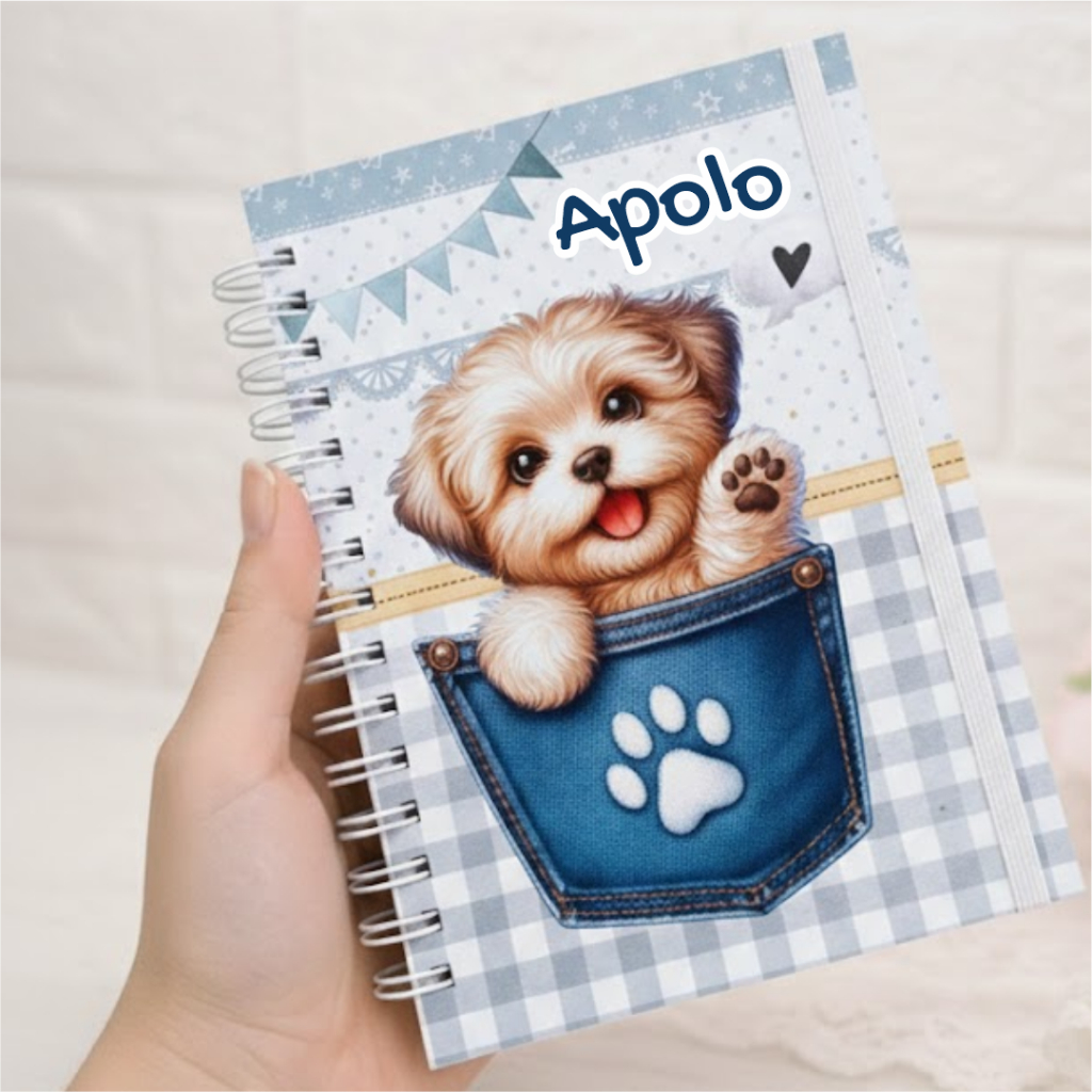 Caderneta Pet Personalizada Cães | Capa Dura | Controle de Vacinas e Saúde | Vacinação Pet | Pet Pro