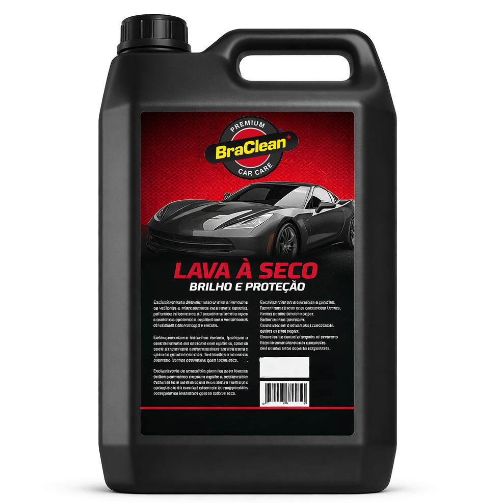Melhor Lava a Seco 5 litros concentrado para limpeza sem agua rendimento em frotas BraClean em Oferta na Shopee