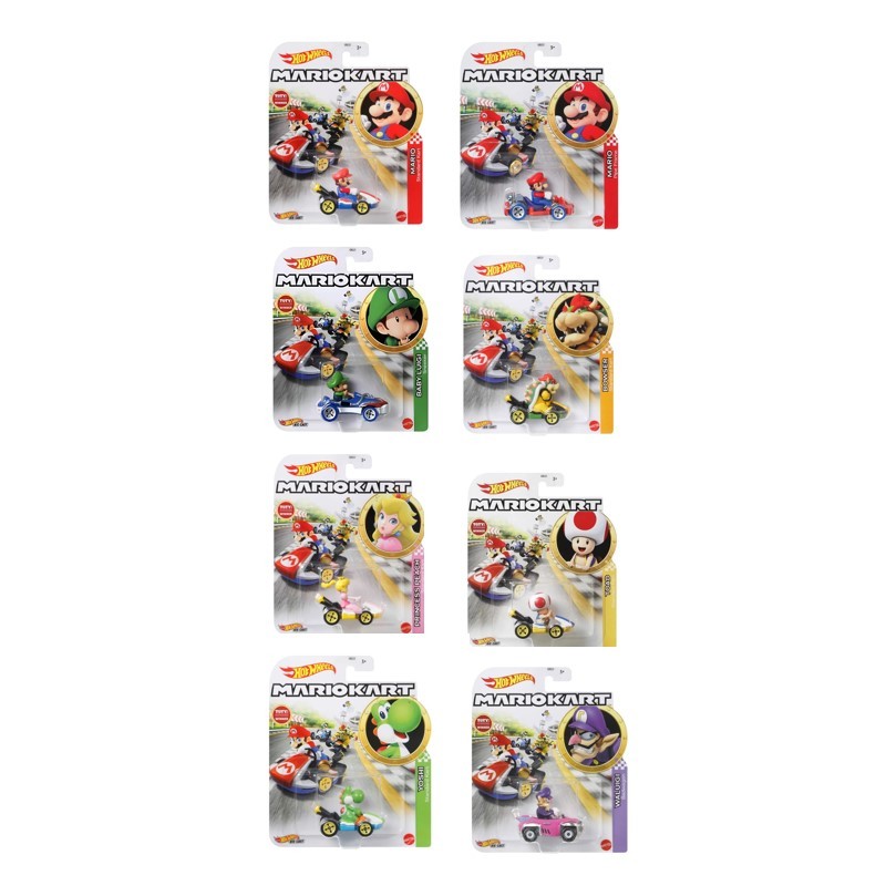 Hot Wheels Mario Kart 1:64 - Mattel em Oferta na Shopee