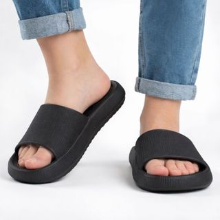 Chinelo Slide Nuvem Receba Feminino e Masculino Adulto e Infantil Leve Confortável