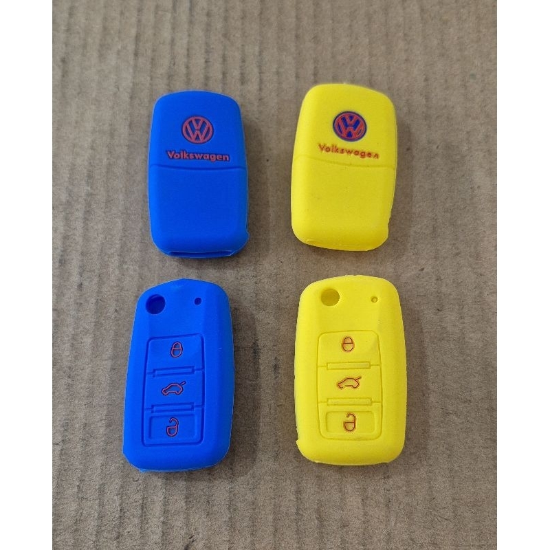 Capa Chave canivete 03 botões Volkswagem silicone