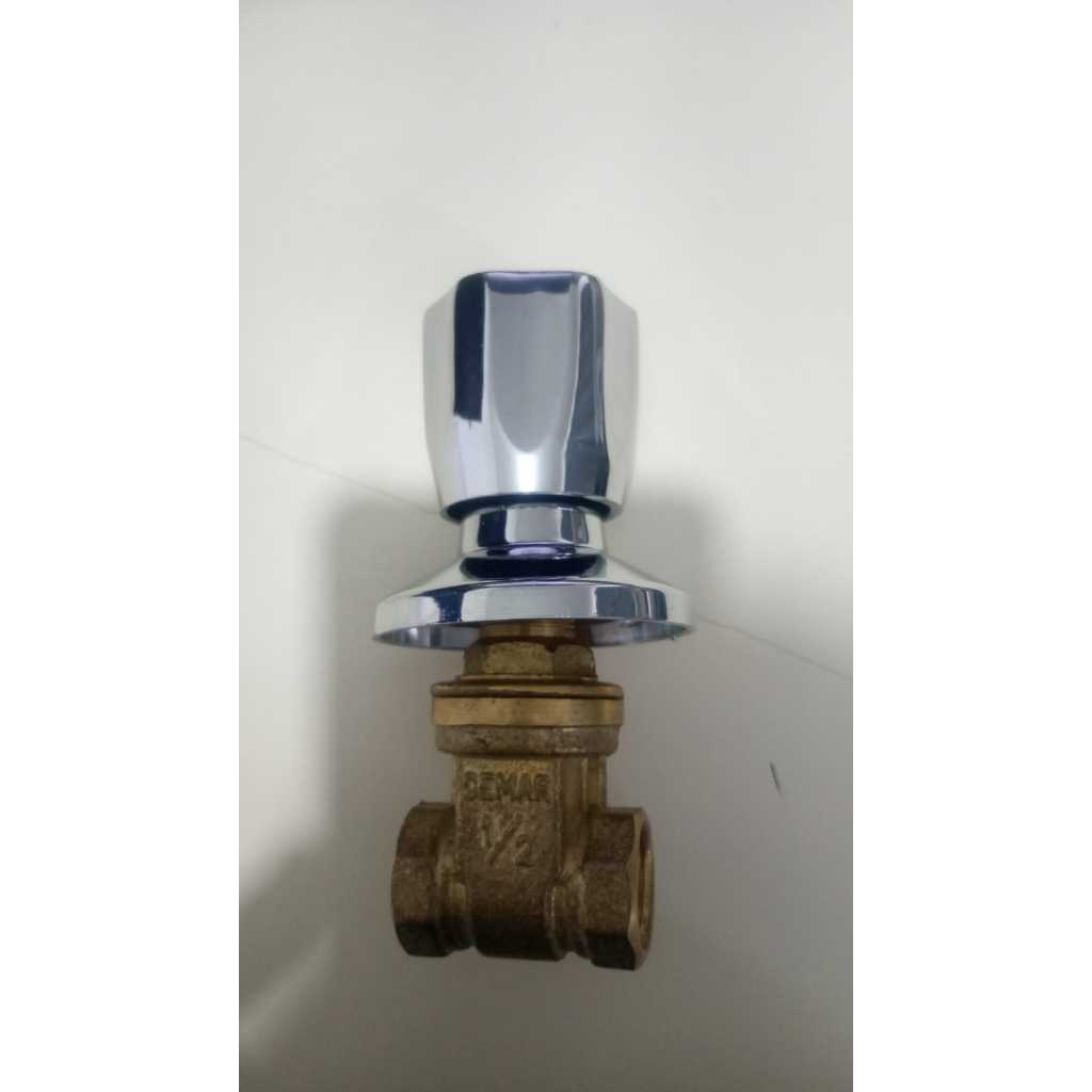 Registro Gaveta Completo 1/2 Polegada Cromado em Oferta na Shopee