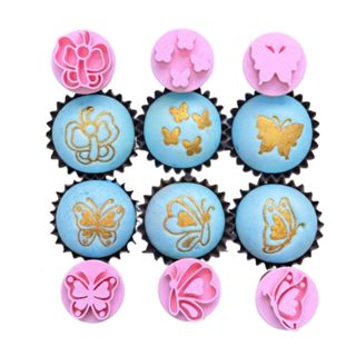 Kit Carimbos Doces Borboletas para Brigadeiros, Festa, Confeitaria, Docinhos, Jardim - 6 Peças em Oferta na Shopee