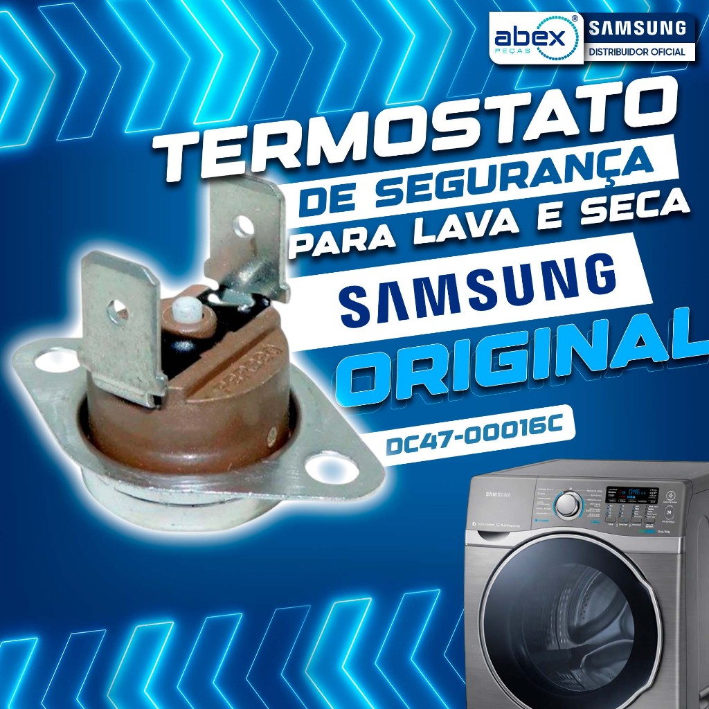 Termostato Segurança Lava Seca Samsung Wd103 Wd106 Wd856 Nf