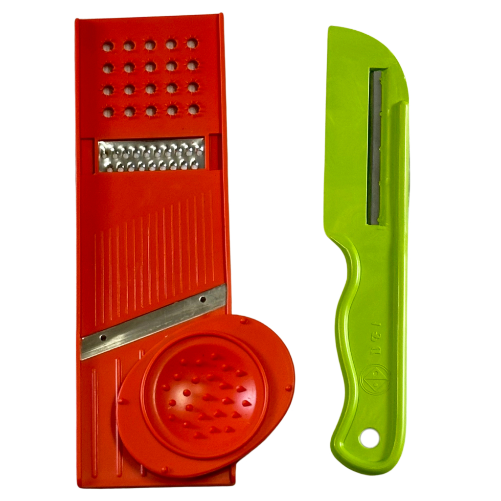 Kit Fatiador de couve fininha + Fatiador 8 em 1 lâmina aço inox - Utilidade doméstica -cozinha