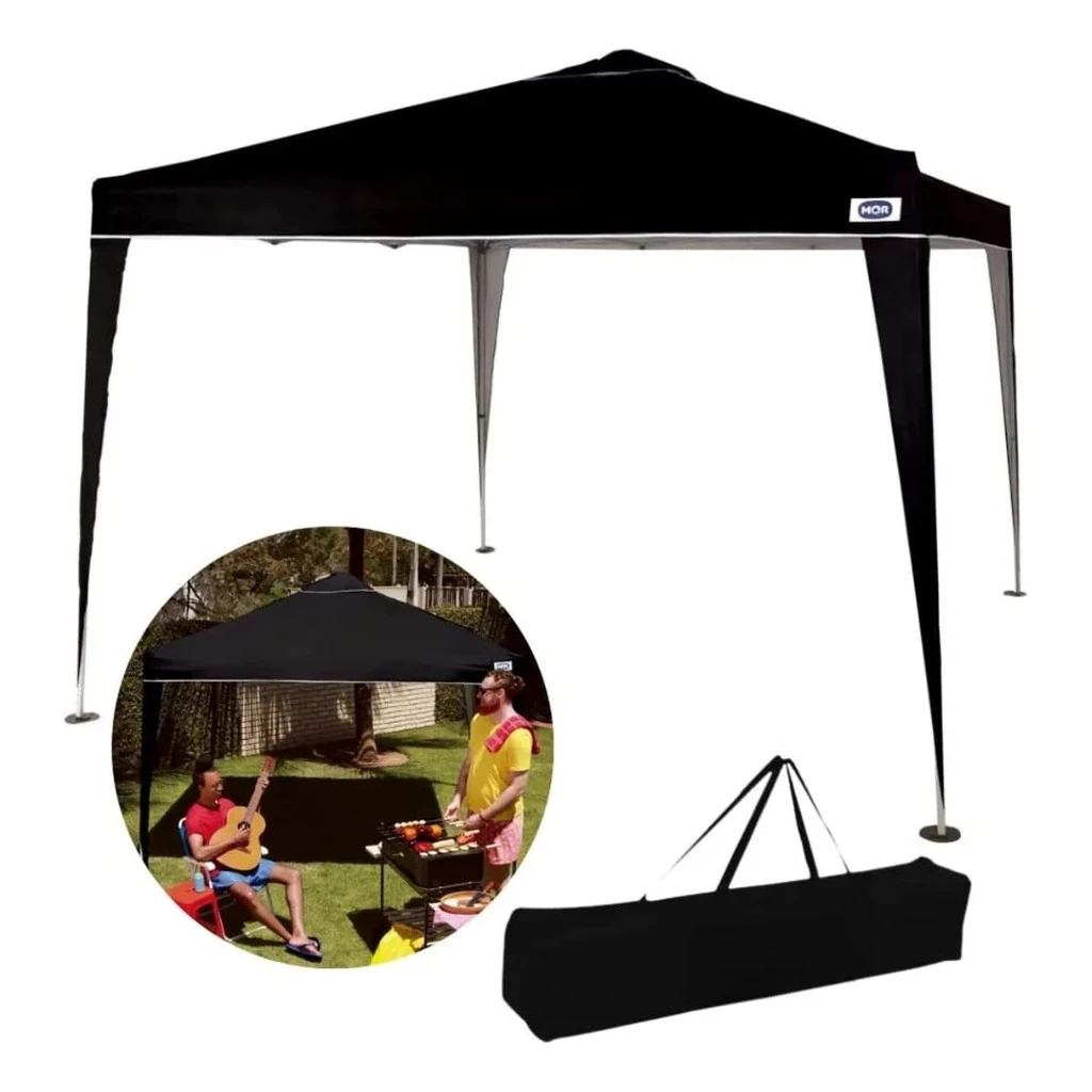 Tenda Gazebo Sanfonado X-Flex Oxford 3x3m 100 FPS Preto