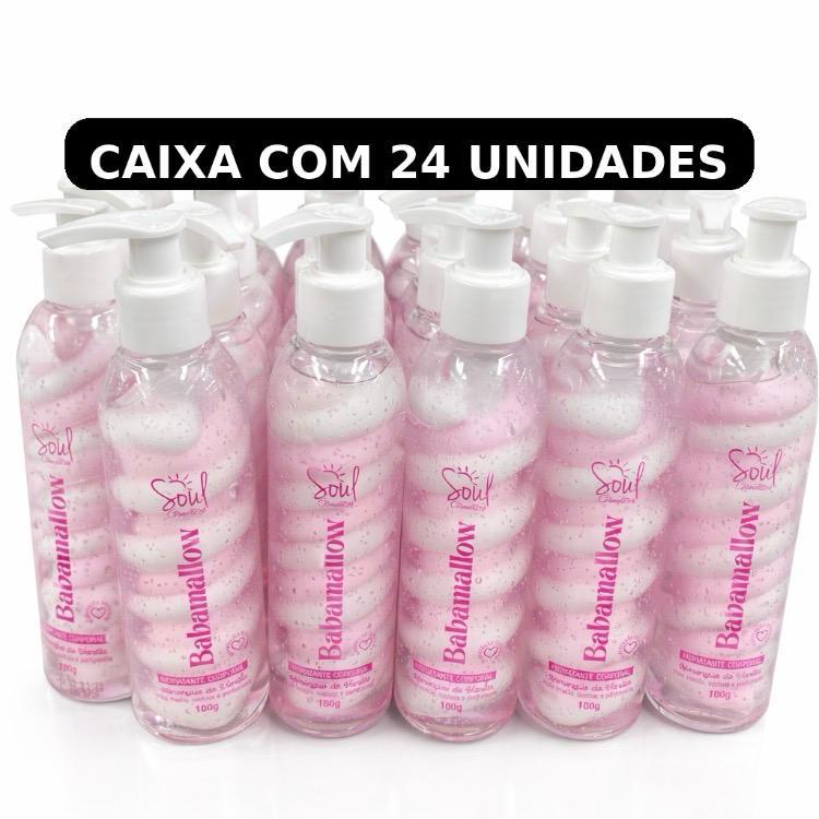 Hidratante Corporal Babamallow 180g Soul Cosméticos Caixa com 24 unidades