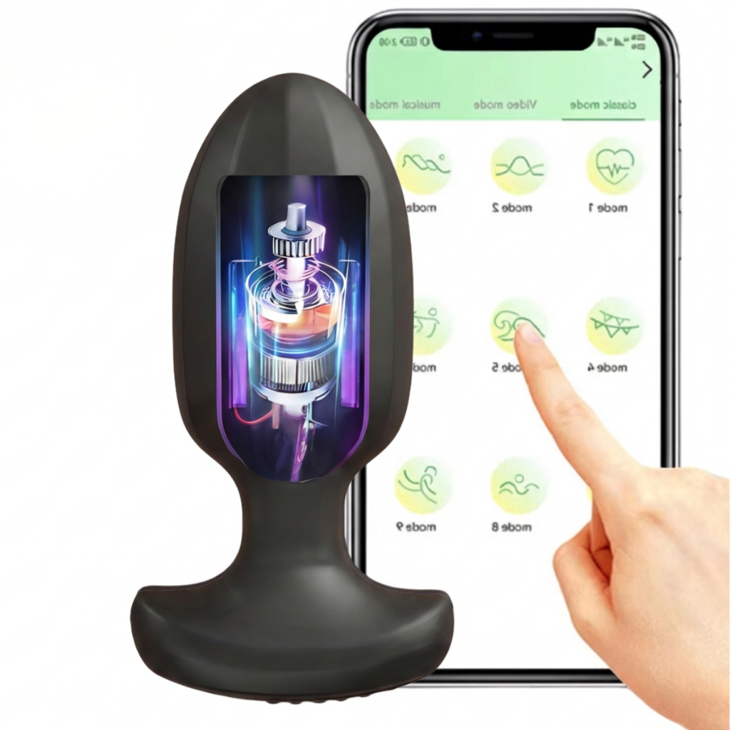 Plug Anal Dilatador Sexo Silicone C/ Controle Por Aplicativo em Oferta na Shopee
