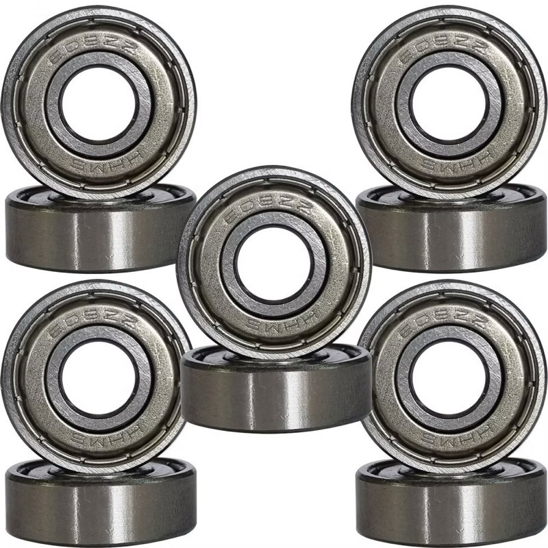 Kit 16 Rolamentos 608ZZ ABEC Skate Patins Patinete