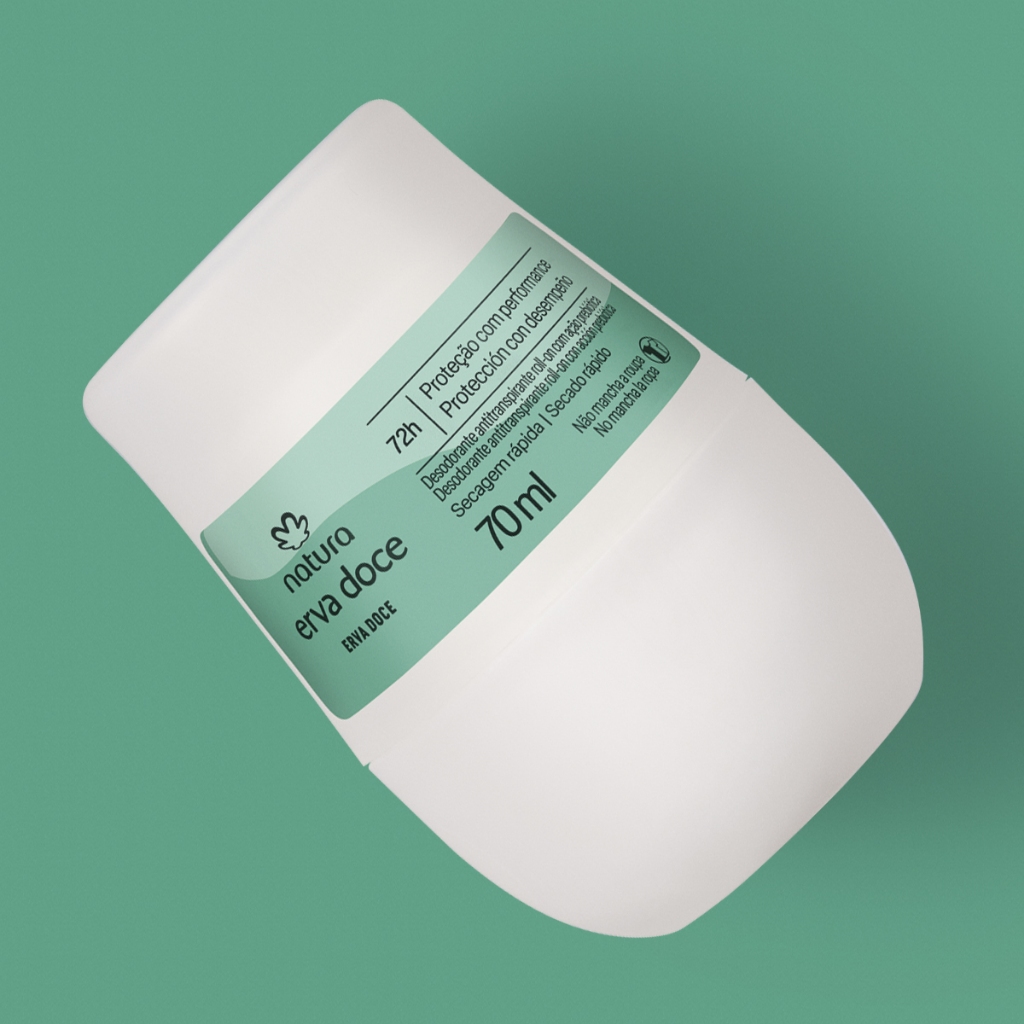Desodorante Antitranspirante Roll-on Erva Doce Natura
