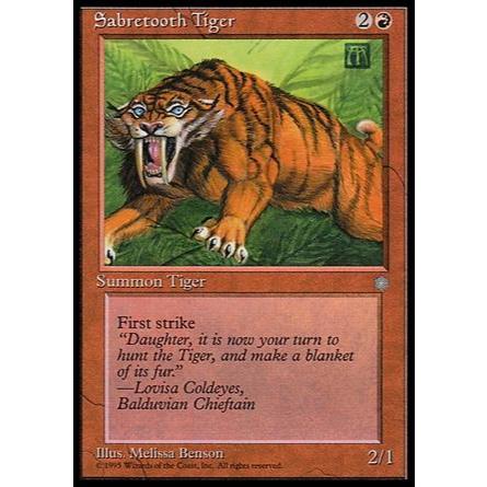 Tigre de Dentes de Sabre (Felino) - - Magic The Gathering