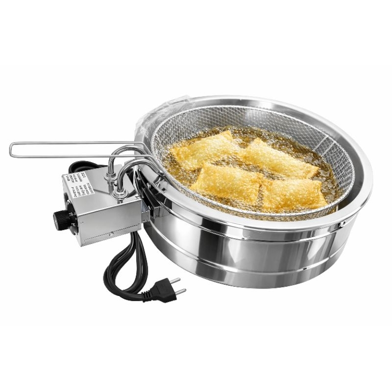 Fritadeira Tacho Elétrico 7L para Pastel Salgados Coxinhas em Oferta na Shopee