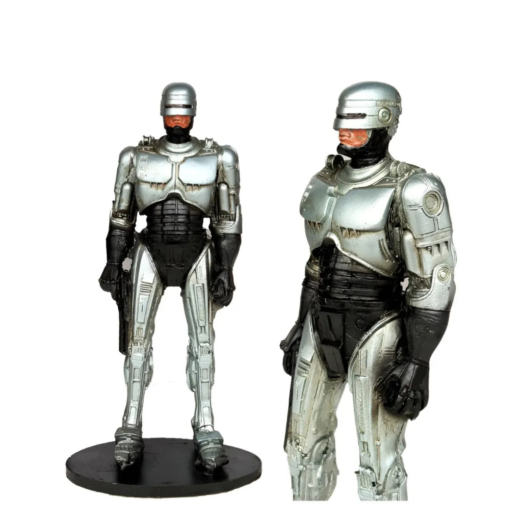 Estátua Boneco Action Figure Robocop Resina Geek