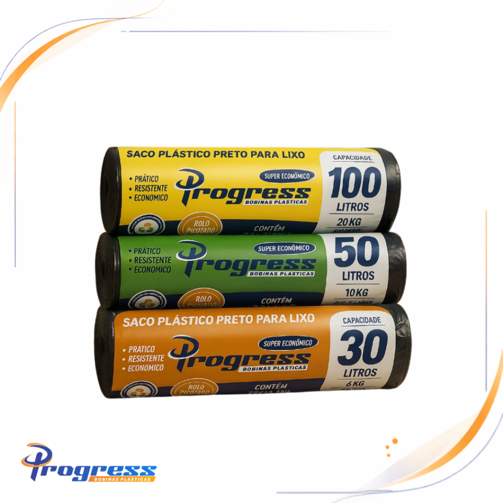 Saco de Lixo Reforçado 30 e 50 Litros Alta Resistência Uso Doméstico Comercial Limpeza em Oferta na Shopee