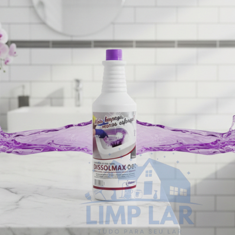 Detergente Limpa Vasos Roxinho Encardidos Dissolmax 2.0 1L em Oferta na Shopee