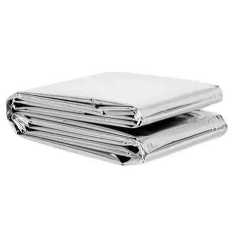 Manta Térmica Aluminizada de Emergência – Ideal para Camping, Sobrevivência e Resgate (210 x 130 cm) em Oferta na Shopee