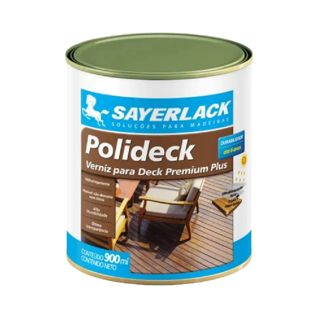 SAYERLACK POLIDECK SEMI BRILHO IPE 900 ML