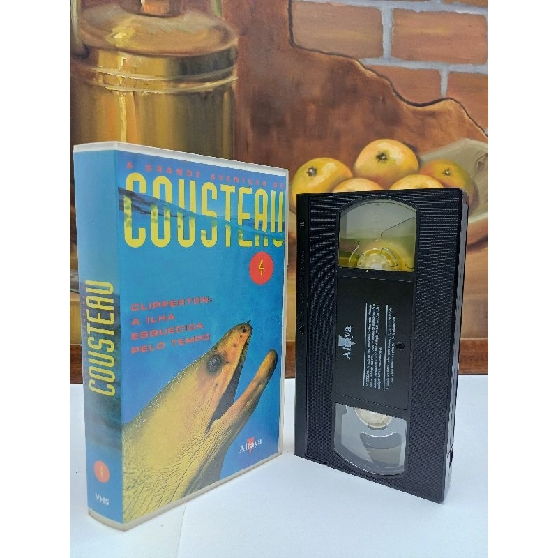 Fita VHS Clipperton A ilha esquecida pelo tempo ( usado)