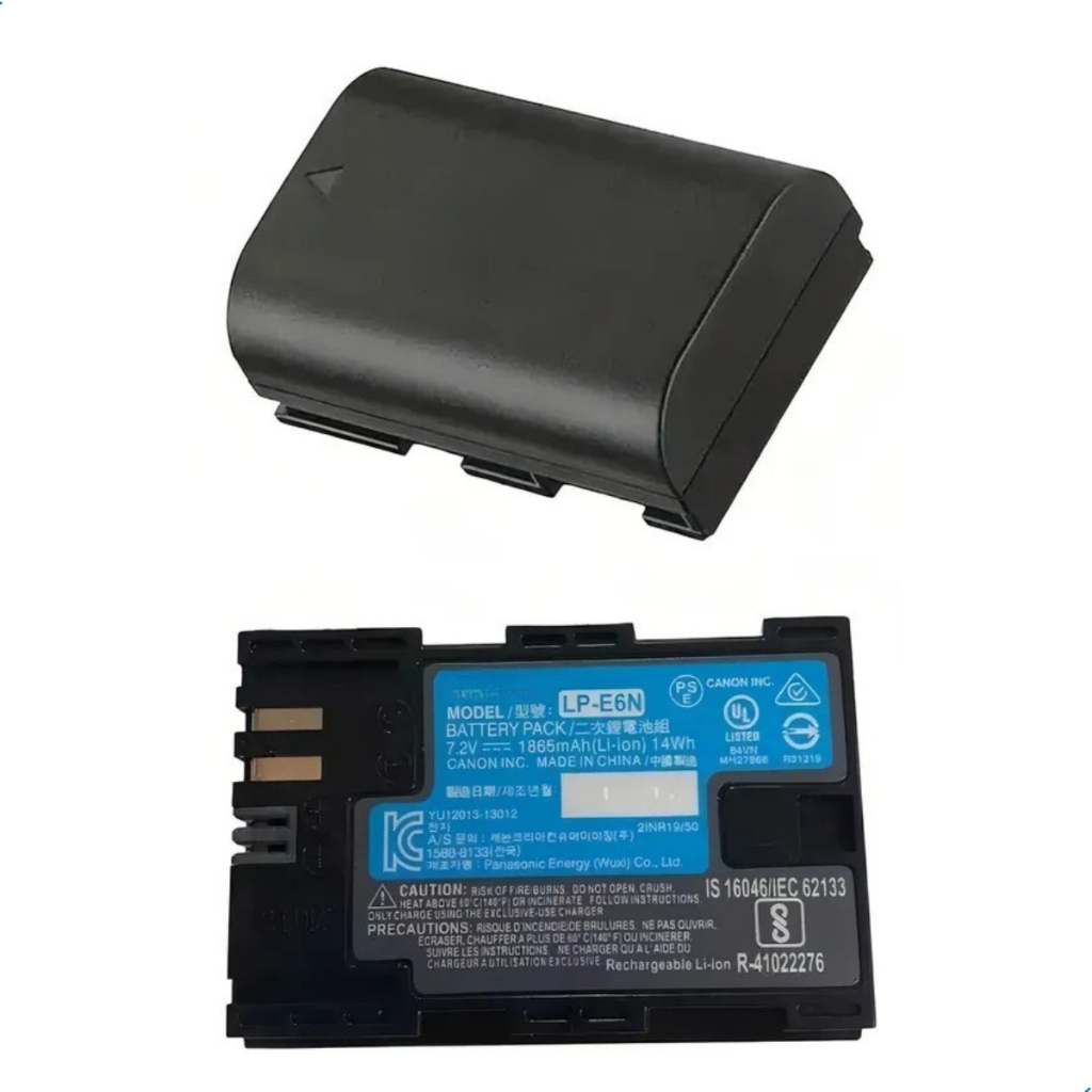 Bateria Lp-e6N para Canon Lp-e6N 5diii 5div 90d 80d 6dii 7dii 6d 7d