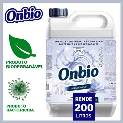 Limpa Tudo Concentrado Biodegradável E Bactericida De Uso Geral Sem Aroma Incolor 200 Litros