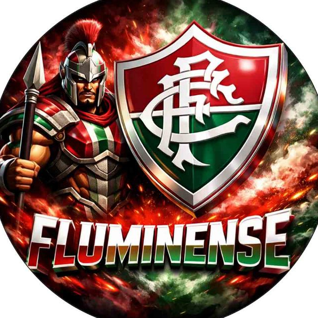 Painel Redondo Veste Facil Personalizado Times de Futebol/Fluminense 01– Festa /Eventos/ Haste Flexível ou Elástico