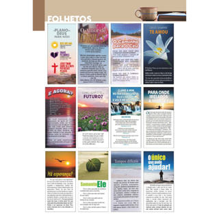 Folhetos Evangelísticos Variados - Caixa com 10 mil ud em Oferta na Shopee