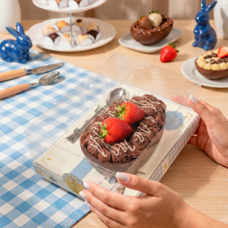 Caixa para Ovo de Colher 250–500g com Berço Ajustável – Embalagem Páscoa Carinho Pacote 10 Unidades em Oferta na Shopee