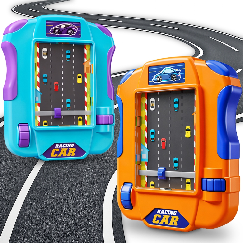 Brinquedo Mini Jogo De Corrida Portátil Educativo Desafio Osbstáculos Game Retrô Infantil em Oferta na Shopee